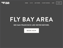 Tablet Screenshot of flybayarea.com